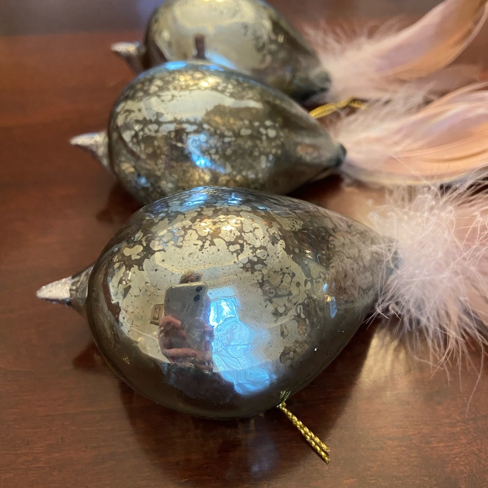 Christmas ornaments-mercury glass - Picture 5 of 6